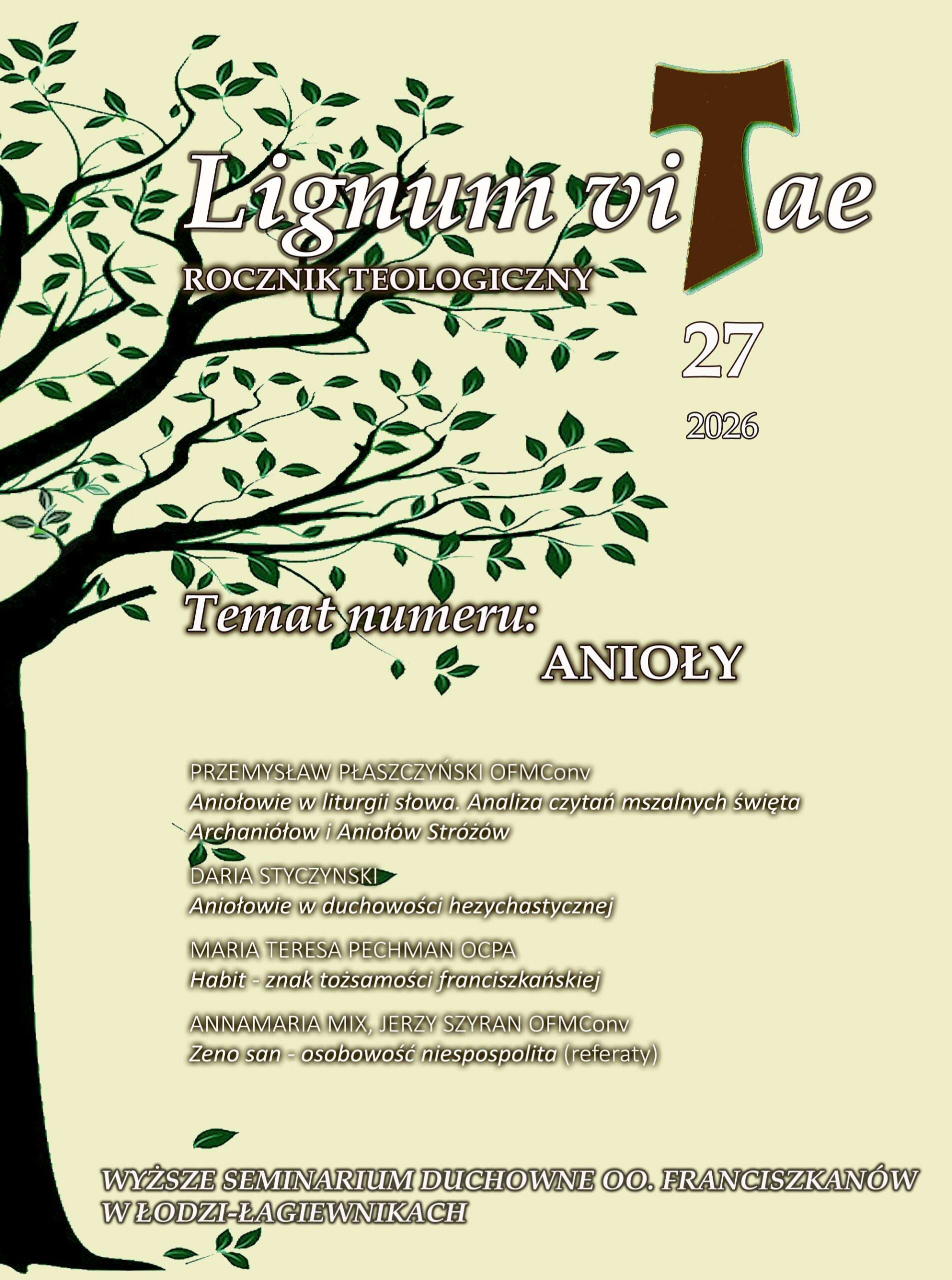 Lignum Vitae. Rocznik Teologiczny, nr 27 (2026)
